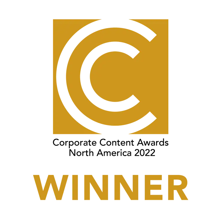 Corporate content award winner icon 